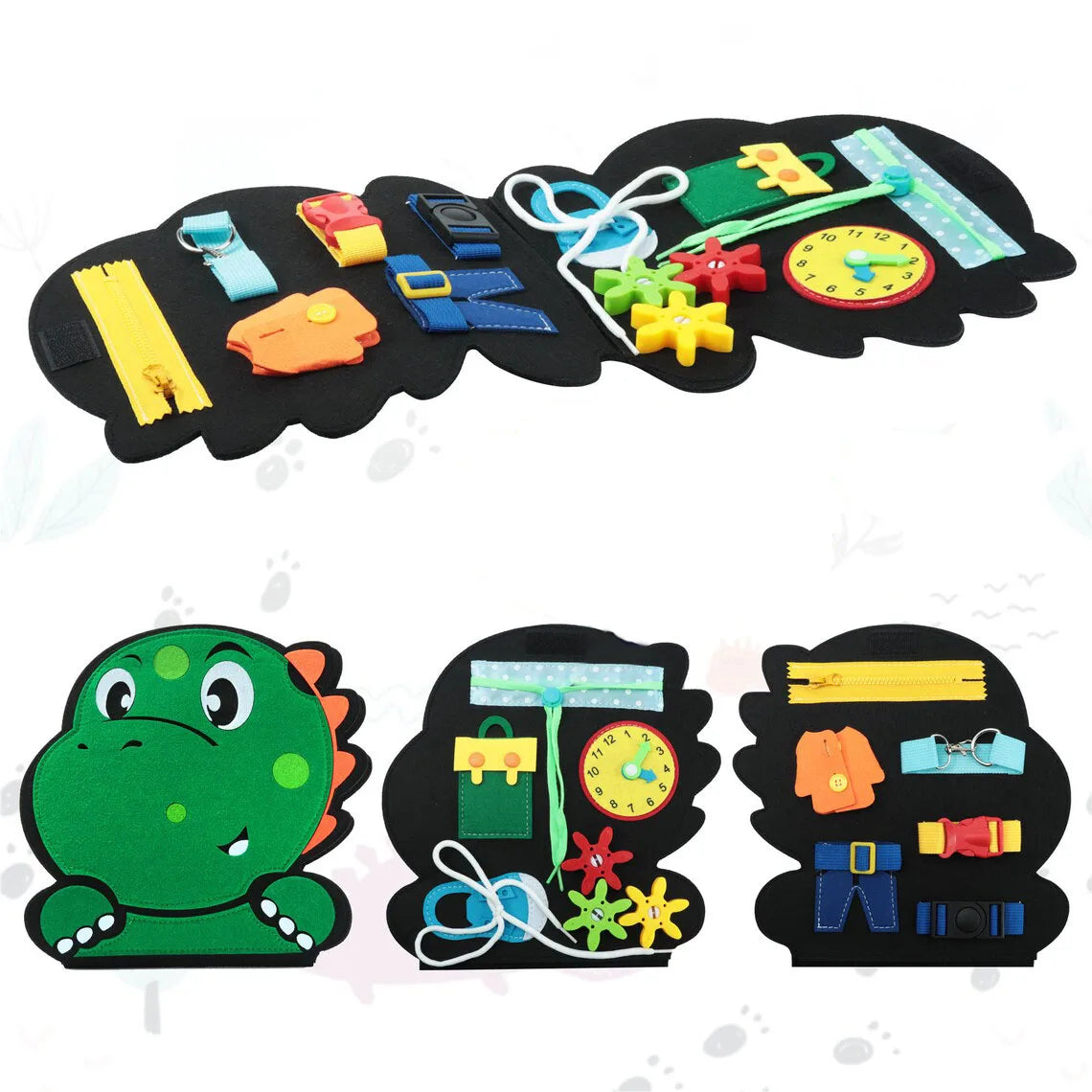 Busy Board Montessori Toys for Toddler Busy Book Sensory Preshool Early Education Learning Fine Motor Skills Toys for Children