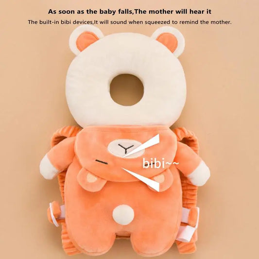 Baby Head Protector Safety Pad Cushion Cartoon anti Fall Back Pillow Headrest Newborn Infant Toddler Baby Protection Backpack