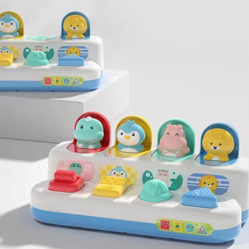 Interactive Activity Pop up Toy for Babies Cause and Effect Toy Baby Development Games Montessori Educational Learning Toys