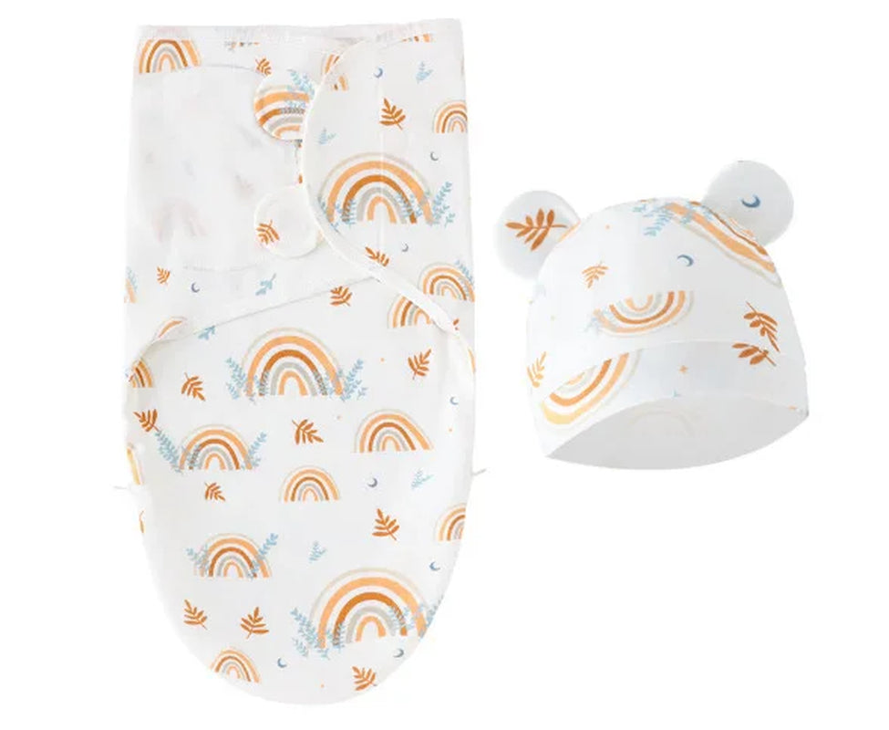 100% Cotton Baby Sleeping Bag for Newborn Extract Envelope Swaddle Cocoon Baby Blanket Swaddling Wrap Sleepsack for Baby Girl