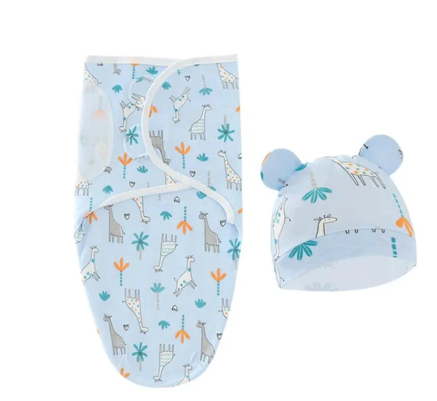 100% Cotton Baby Sleeping Bag for Newborn Extract Envelope Swaddle Cocoon Baby Blanket Swaddling Wrap Sleepsack for Baby Girl