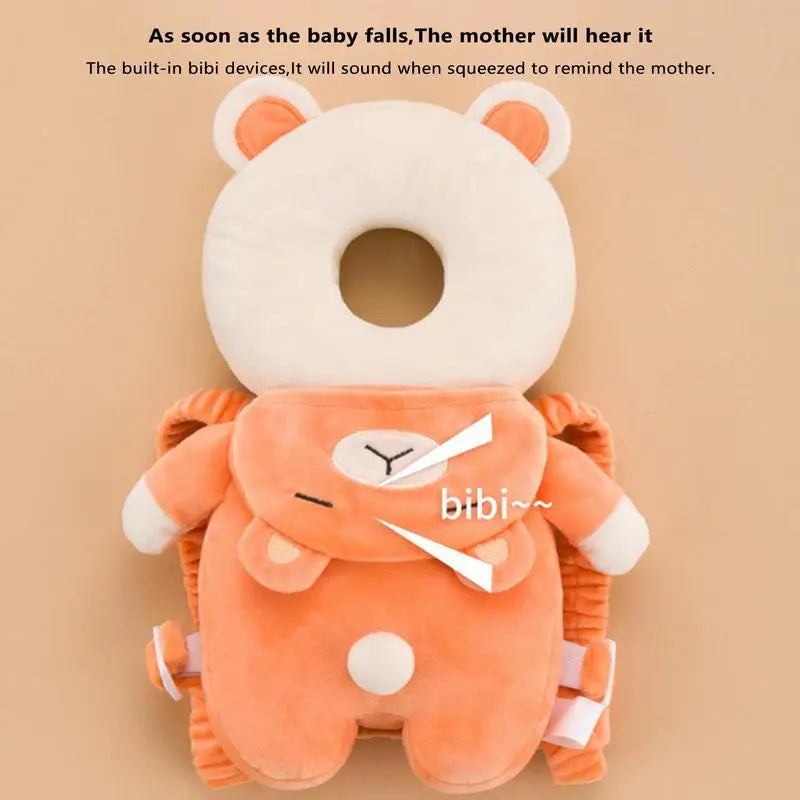Baby Head Protector Safety Pad Cushion Cartoon anti Fall Back Pillow Headrest Newborn Infant Toddler Baby Protection Backpack