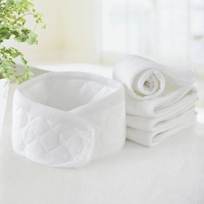 1 Pc Newborn Umbilical Cord Care Belly Navel Belt Belly Protection Baby Infant Breathable White Cotton Care Products Boy Girl