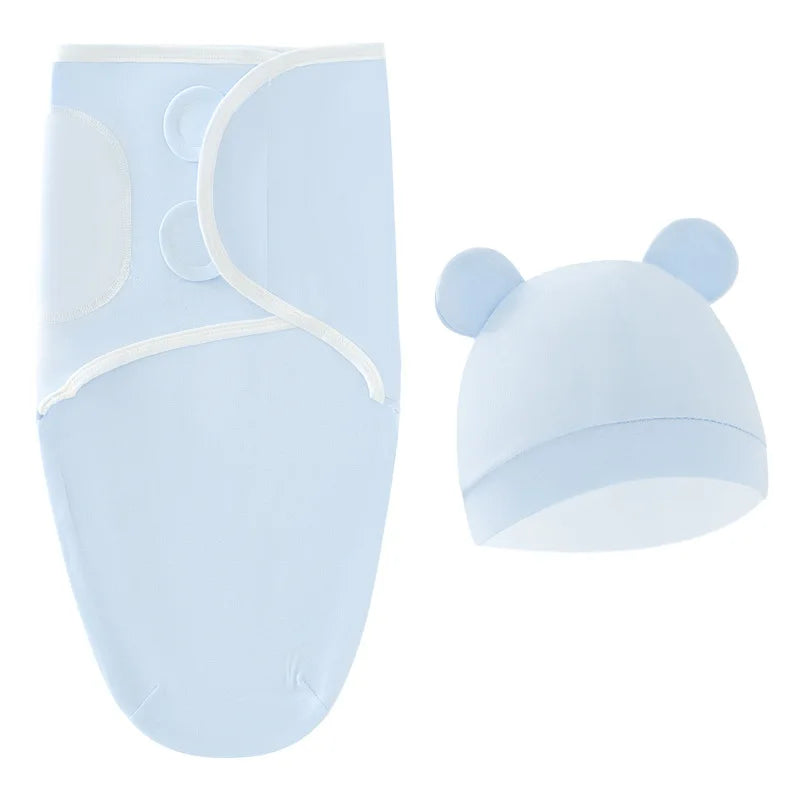 100% Cotton Baby Sleeping Bag for Newborn Extract Envelope Swaddle Cocoon Baby Blanket Swaddling Wrap Sleepsack for Baby Girl