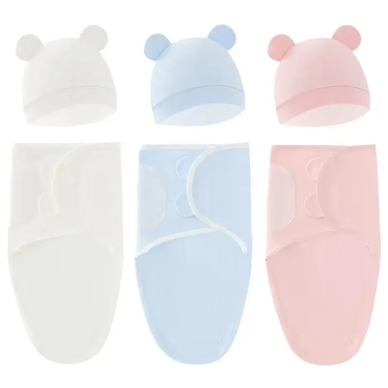 100% Cotton Baby Sleeping Bag for Newborn Extract Envelope Swaddle Cocoon Baby Blanket Swaddling Wrap Sleepsack for Baby Girl