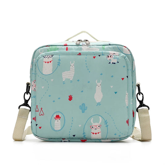 Baby Diaper Bags Portable Handbag Reusable Waterproof Wet/Dry Cloth Mommy Shoulder Bag Baby Bottles Nappy Storage for Carrying