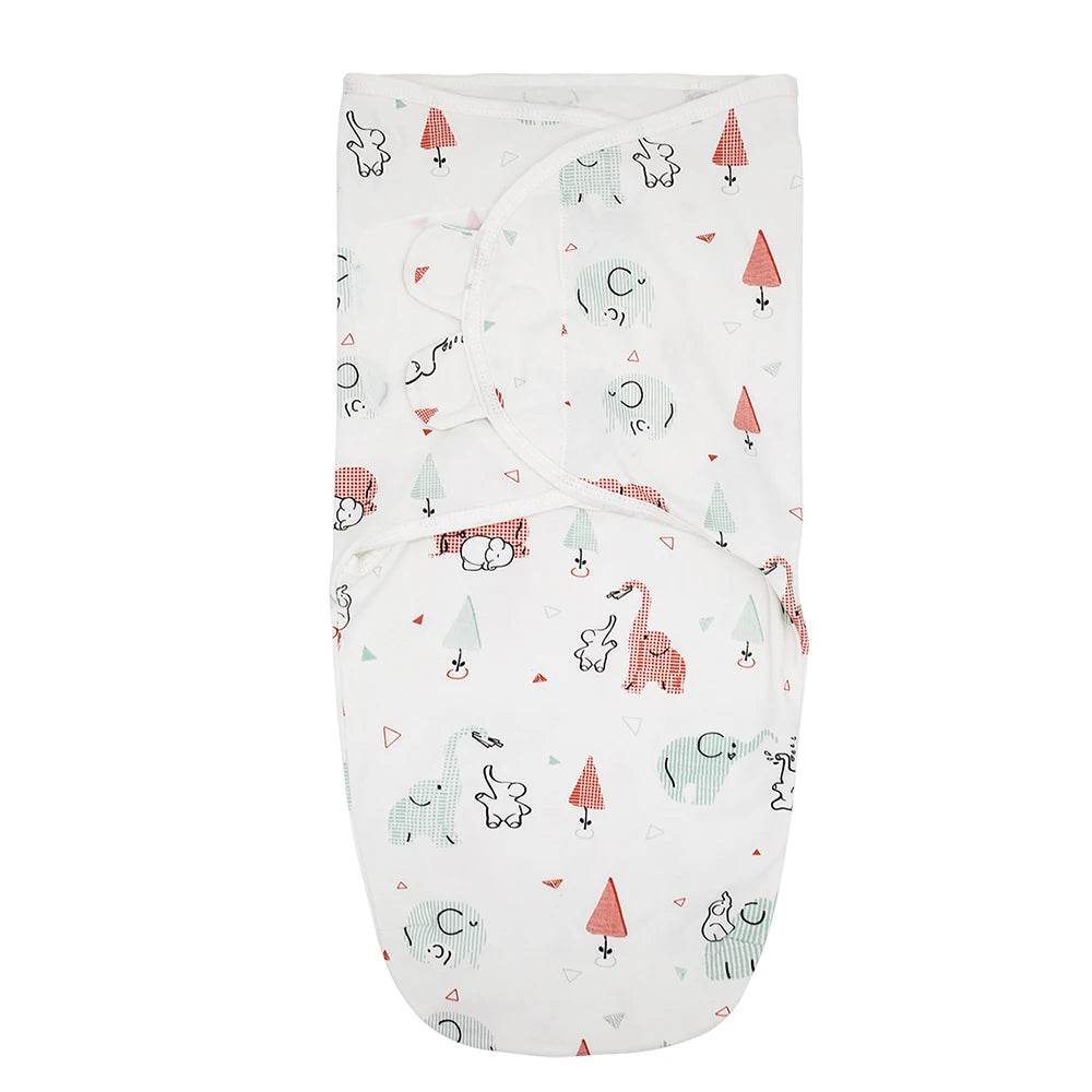 100% Cotton Baby Sleeping Bag for Newborn Extract Envelope Swaddle Cocoon Baby Blanket Swaddling Wrap Sleepsack for Baby Girl