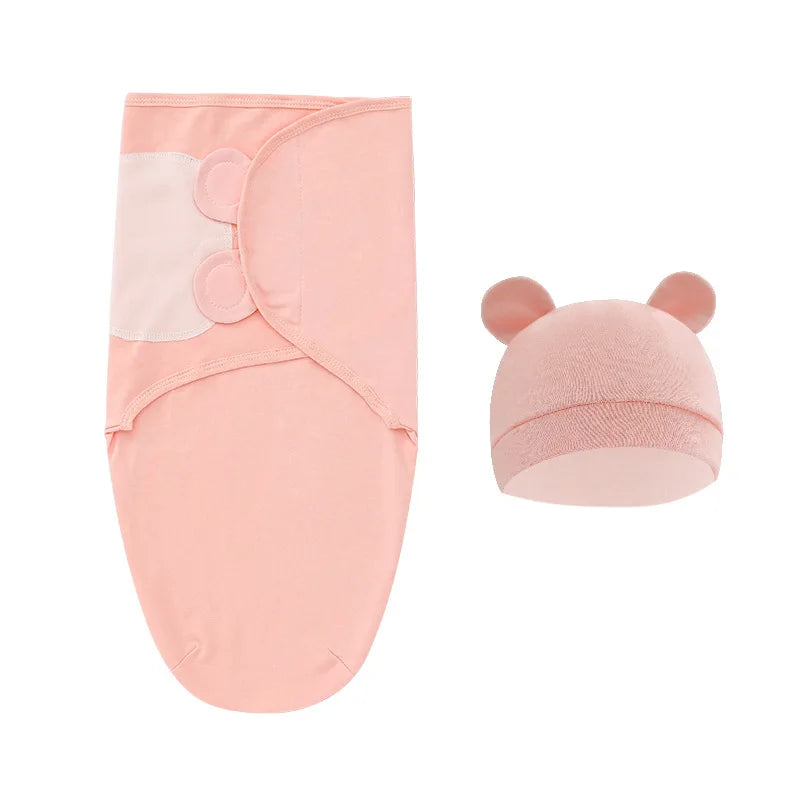 100% Cotton Baby Sleeping Bag for Newborn Extract Envelope Swaddle Cocoon Baby Blanket Swaddling Wrap Sleepsack for Baby Girl