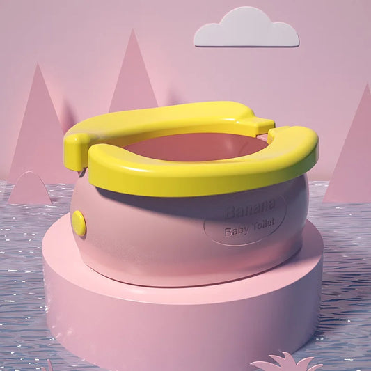 Portable Potty for Kids Travel Foldable Baby Potty Training Seat Outdoor and Indoor Easy to Clean Includes 10 Waste Bags