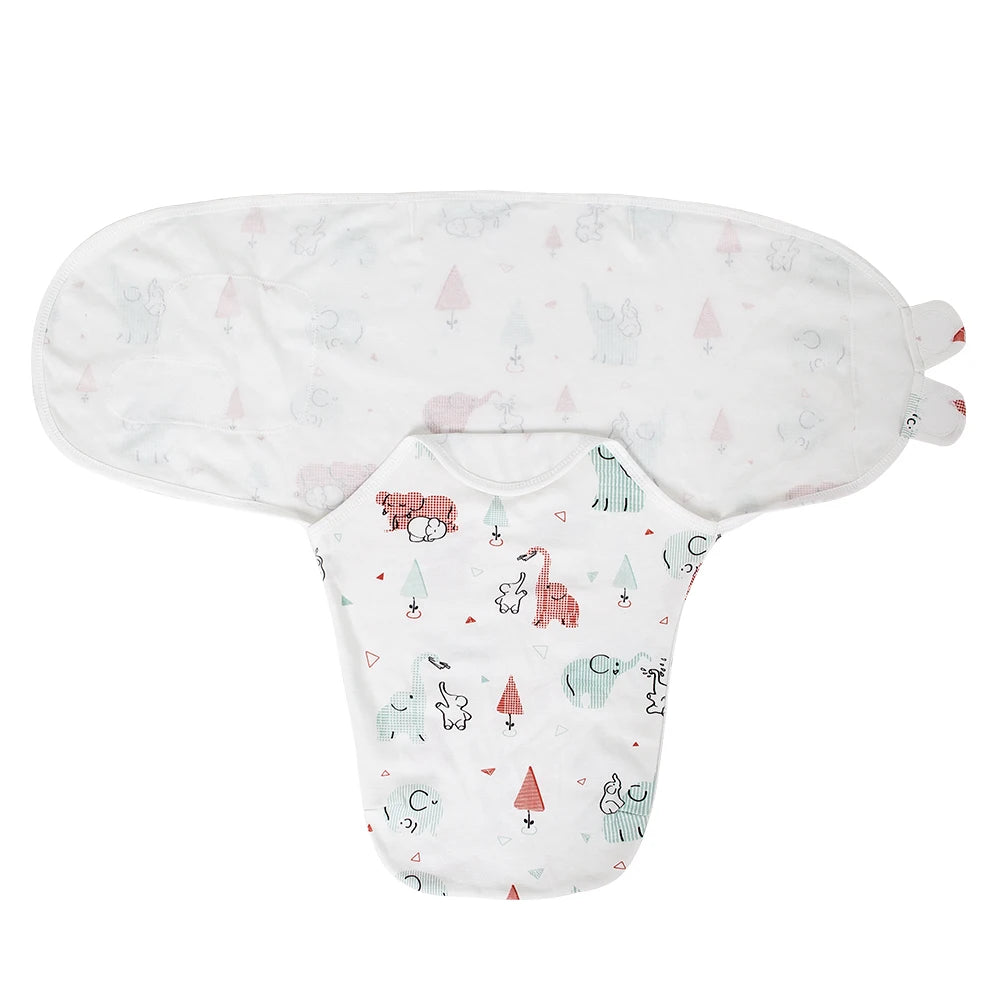 100% Cotton Baby Sleeping Bag for Newborn Extract Envelope Swaddle Cocoon Baby Blanket Swaddling Wrap Sleepsack for Baby Girl