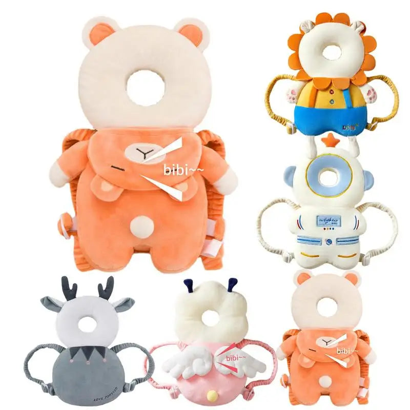 Baby Head Protector Safety Pad Cushion Cartoon anti Fall Back Pillow Headrest Newborn Infant Toddler Baby Protection Backpack