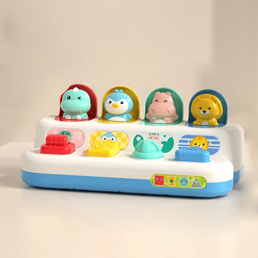 Interactive Activity Pop up Toy for Babies Cause and Effect Toy Baby Development Games Montessori Educational Learning Toys
